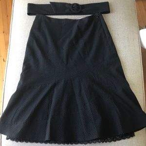 Anthropologie elevenses skirt with sash